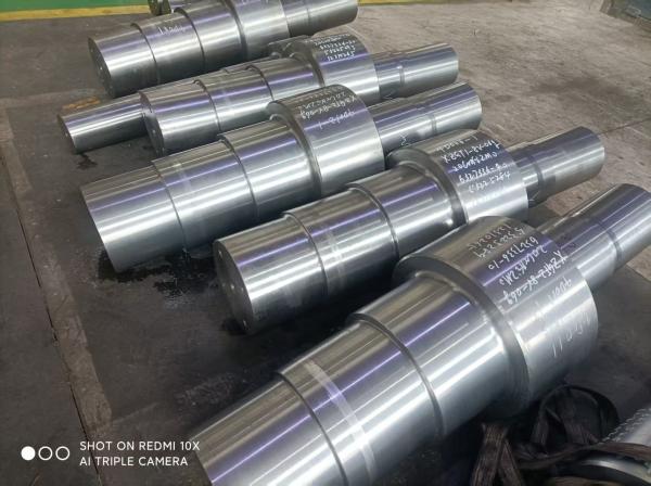 42CrNiMo Free Forging Impact Resistant Planetary Gear Step Shaft For Wind Power Turbines
