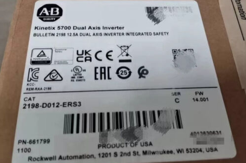Pieza del módulo de Allen Bradley 2198-D012-ERS3 AXIS del sistema servo de Ethernet I/P 5700 de Kinetix