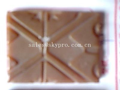 Da sapata resistente da borracha natural da abrasão o único material cobre o teste padrão de flor