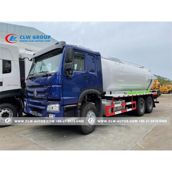 SINOTRUK HOWO 6x4 371HP 15000L Sewage Suction Truck