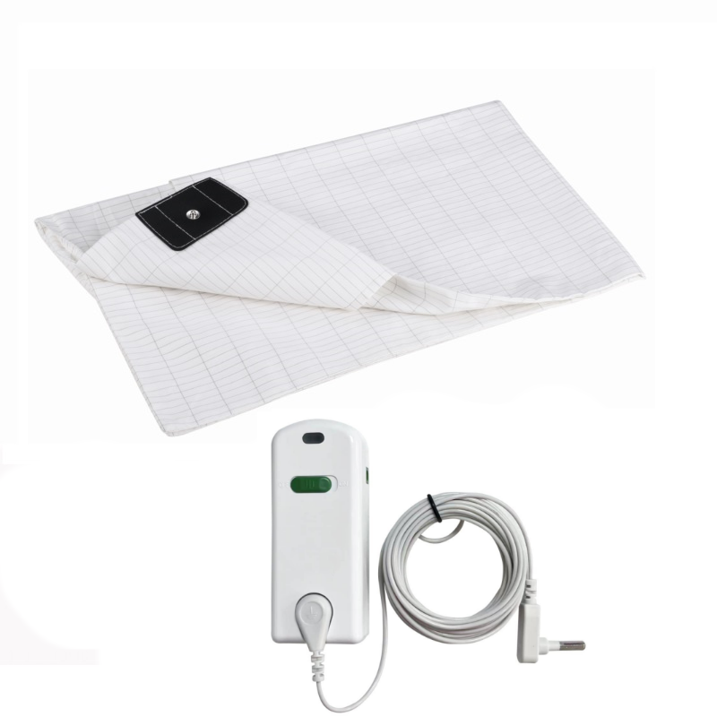Manufacturer Customized 15 FT ESD Grounding Half Sheet Continuity Tester Universal Earthing Fitted Sheet Safety Product