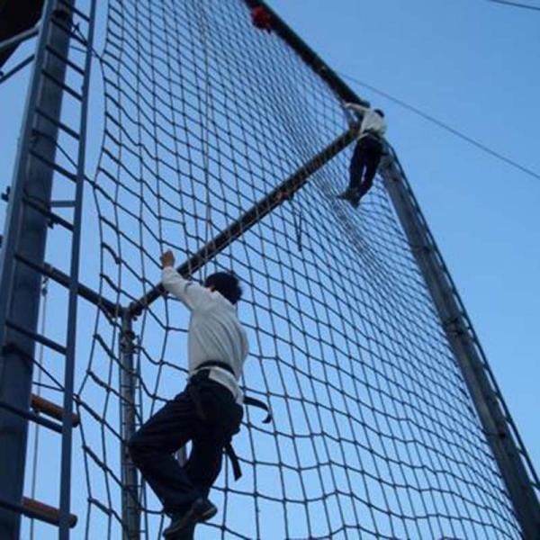 Nylon mesh balcony construction safety net for playground fence helideck