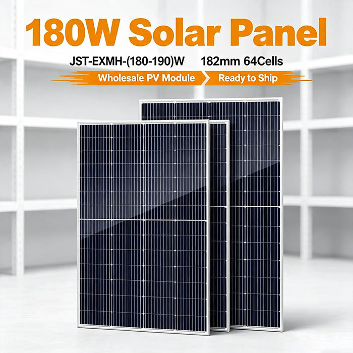 180‑190W High‑Efficiency Mono Solar Panel | 19.95% Max Efficiency