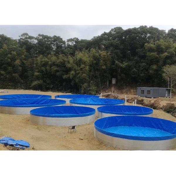 Цистерны с водой аквакультуры обрабатывать землю рыб скрепленные болтами 27cbm