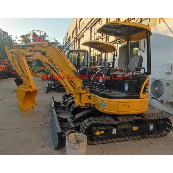 3ton Used Mini Excavator Komatsu PC30 with Cummins Engine Original Japan Hydraulic System