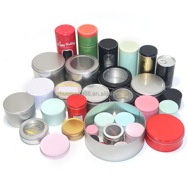 Customized Metal Tin Packing for Balm Empty Tin Cans with Screw Lid