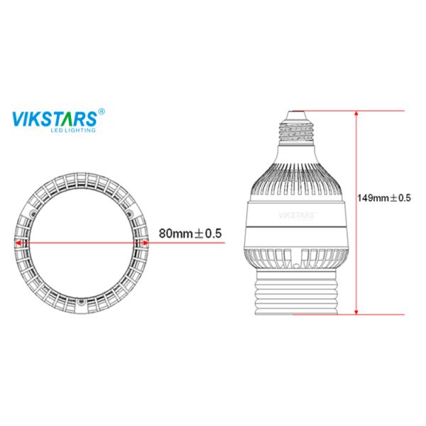 Длинное снабжение жилищем алюминия заливки формы шарика 30w 50w СИД наивысшей мощности продолжительности жизни