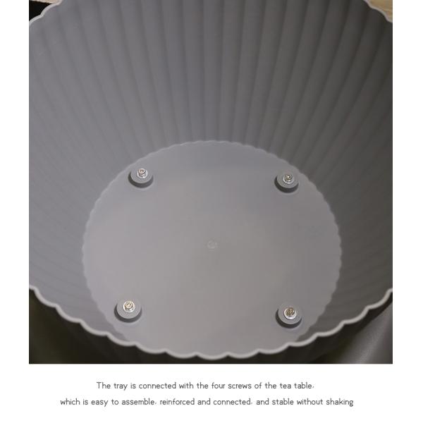 Creative Household Round Small Plastic Tea Table For Mall