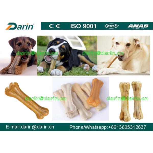 Osso de cão pressionado da pele dos peixes do couro cru que faz a máquina de aço inoxidável