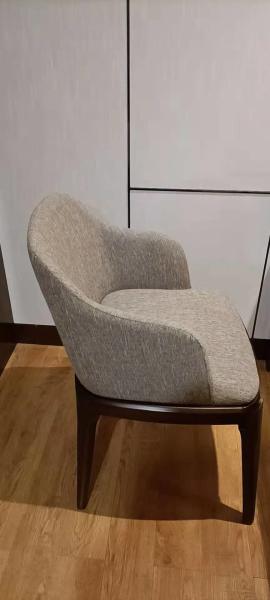 ISO18001 Certified Ash Solid Wood Wooden Hotel Chairs ODM Service