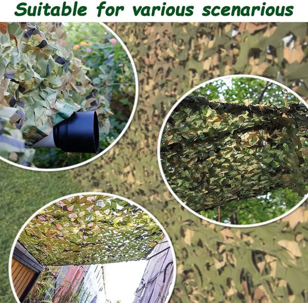 1/35 Military Camouflage Net Beige Flame Retardancy Anti Radar Tracking Anti Optics Anti Infrared