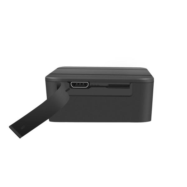 Black Hidden Anti-theft Battery Powered Waterproof IP64 Wireless GPS Vehicle Tracker
