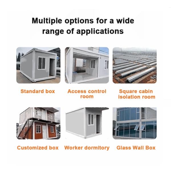 Removable movable board room Container mobile room living color steel simple construction site dormitory folding office