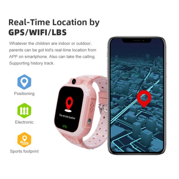 LT37 4G Kids Smart Phone Call Watch Video Chat IP67 Waterproof Monitor Camera