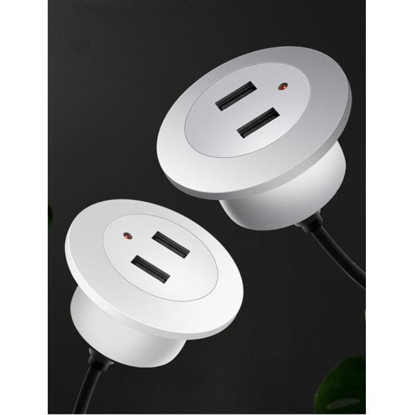 1A Rated Current Embedded USB Type A and Type C Socket for Household Appliance Charging
