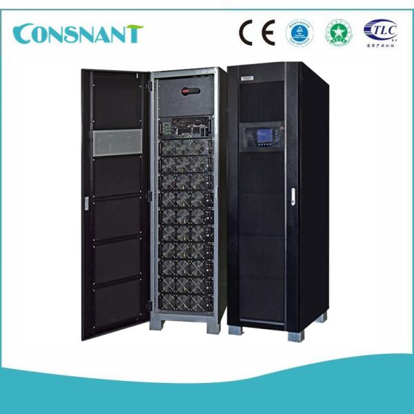 High Output Load Ability Three Phase UPS Systems Pure Sine Wave Modular Online