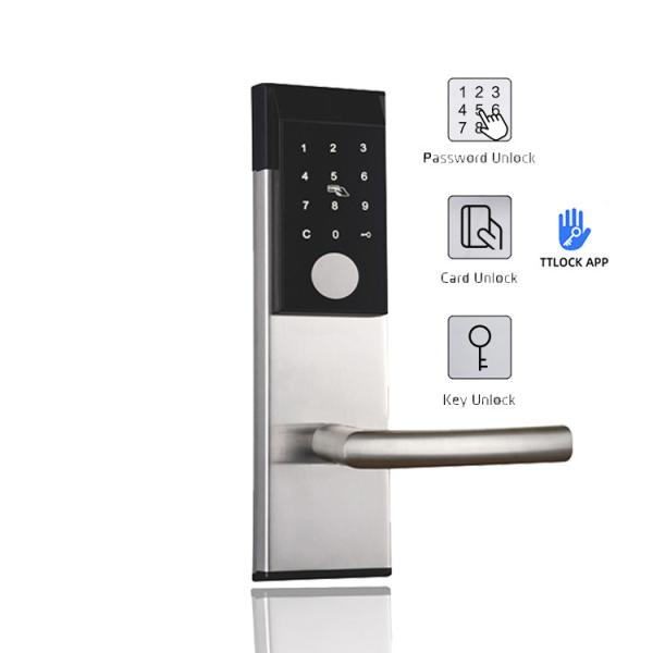 fechadura da porta Keyless DC6V AA de Digitas da espessura de 45mm alcalina para o hotel da casa