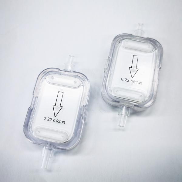 Single Use IV Filter With  Hydrophilic PES 0.2μm and Hydrophobic PTFE 0.2μm Non-sterile
