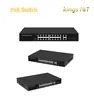 16-Ports Gigabit Poe Switch Support 48V Poe, 200W Poe Power