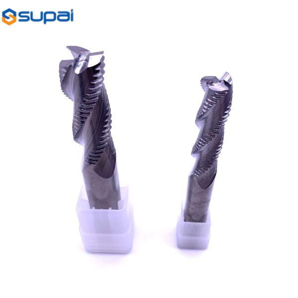 TiAlN Coating End Mills For Hardened Steel With 30° Helix Angle