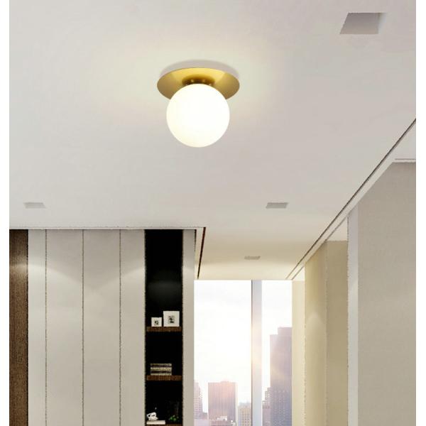 Glass Ball Ceiling light modern Staircase Balcony Corridor porch Bedside Hallway Ceiling lamp(WH-MA-165)
