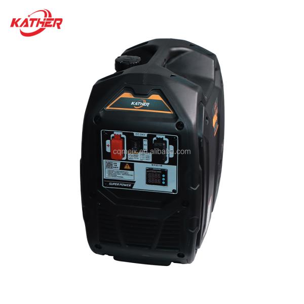 30kgs Small 3000 Kva Dc 24v 48v 60v 72v Silent Petrol Inverter Generator Gasoline Truck Bed