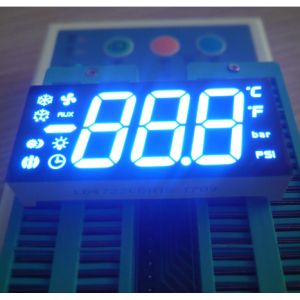 Системы управления холодильника привели представление дисплея этапа 7 ультра голубое стабилизированное