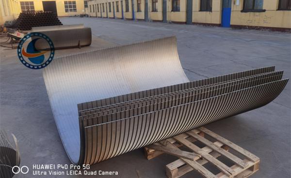 Oem Stainless Steel 304 Wedge Wire Sieve Plate 0.5mm Slot Opening