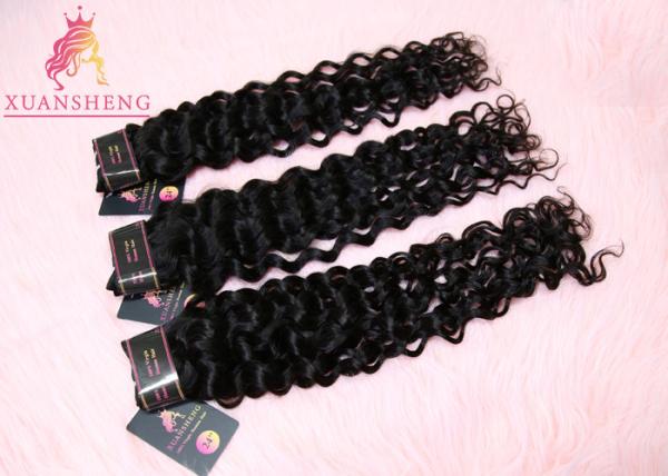 Full Cuticle Aligned Raw Virgin Human Hair Weave Italian Curly Bundles
