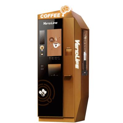 a máquina de venda automática imediata CQC do café do chá 120z certificou com tela dos multimédios