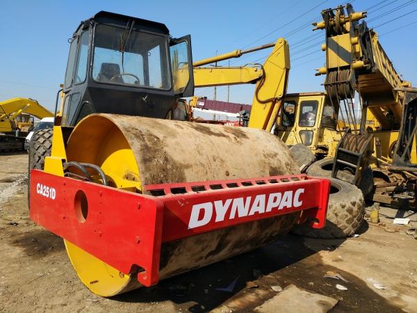 DYNAPAC CA251D Used Road Roller Tier 4i Engine Low Hours