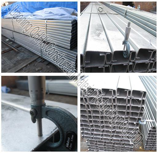 Горячекатаным канал к трубопровода з гальванизированный стальным профилем стальным квадратным гальванизированный цинком