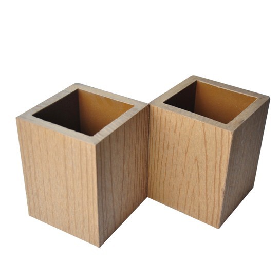 Wood WPC Hollow Post for Garden Pergola , Environmentally and Recyclable
