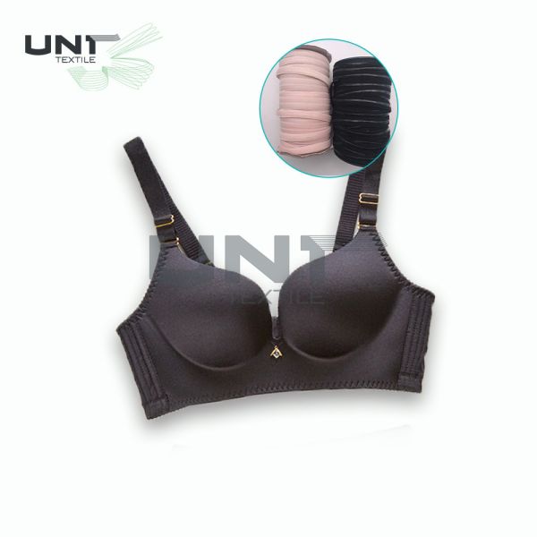 1cm Soft Nylon Elastic Bra Strap Anti Silp Silicone For Women