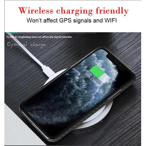 Ultra thin Aramid Fiber Cell Phone Case Carbon Fiber Mobile Cover For iPhone 11