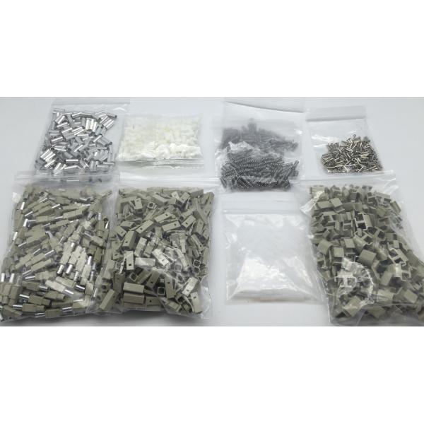 LC Duplex Fiber Optic Connectors One Piece Unassembled SM MM For 3.0mm Cable