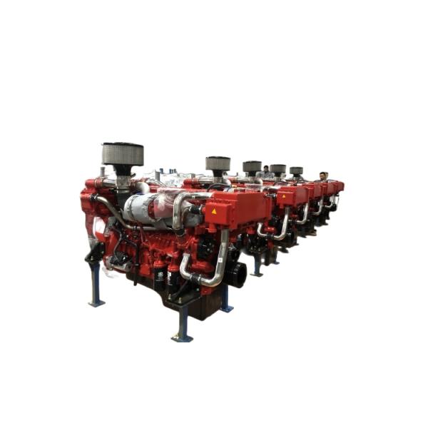 CAMC Metal Red Color Generator Set Marine Diesel Engine C6D28C.353 20 Мощность лодки