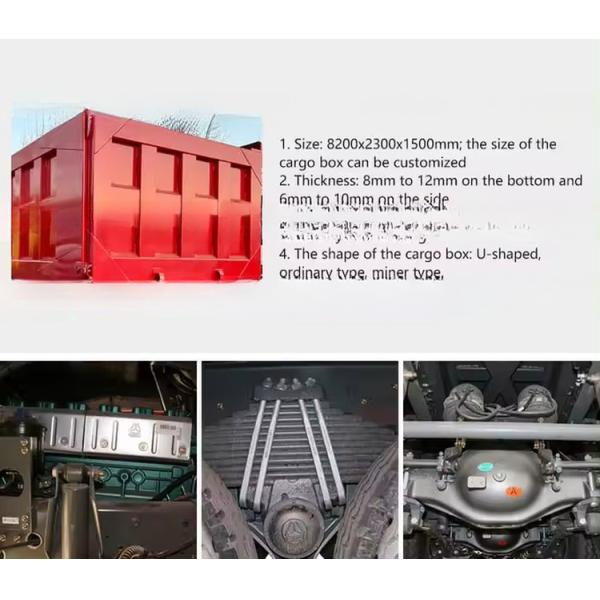 Подержанный Sinotruk Howo Dump Truck 12 Wheeler RHD 40tons Вторая рука 6X4 8X4 Правая кабина