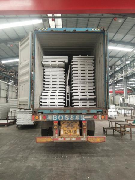2 Floor Warehouse Steel Structure With 50mm EPS Sandwich Panel And Roofing