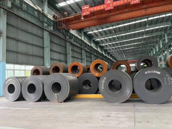 Pickling Hot Rolled Carbon Steel Coil Black Metal Sheet Coil Customized
