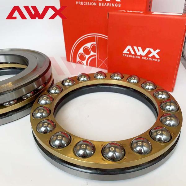 Precision Steel Thrust Ball Bearing Extra Light Series Single Direction Flat Seat Steel Cage 52210 Open