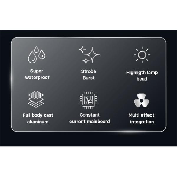 250W 3in1 LED Movers Light Gobo Focus Spot Moving Head Light