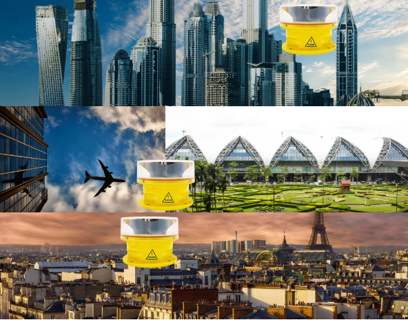 45-150 м. Высота светодиодный авиационный барьерный свет IP66 водонепроницаемый с ультравысокой интенсивностью