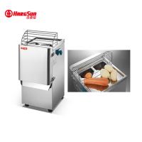 Máquina de corte vegetal automática 400mm do restaurante 62kg para a cenoura do fragmento da fatia