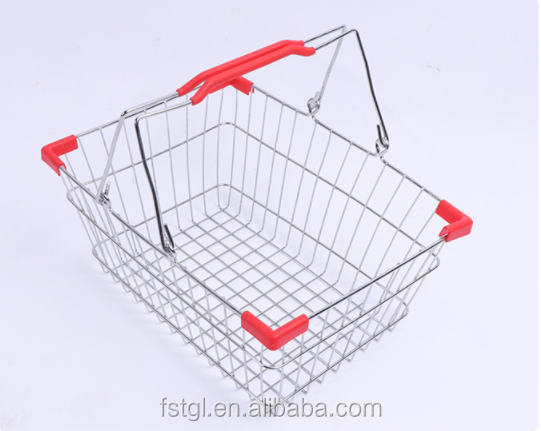 15 kg de poids Capacité de stockage de panier métallique en filet métallique zinc ou chrome