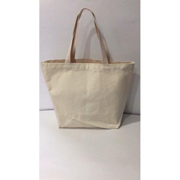 100% Cotton Shopping Custom Printed Logo Beach Canvas Tote Bag for Business Shopping