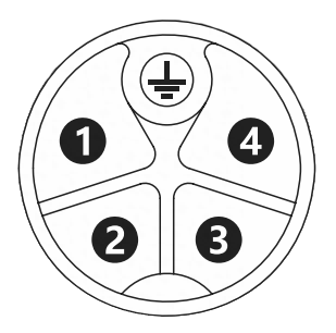 M12 male bent pre cast connector K-CODE IP67 Suitable for automated sensors