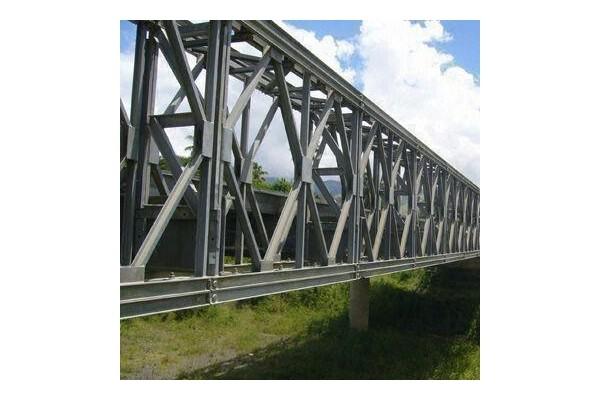 Portable Bailey Bridge Heavy Load Capacity , Strong Structure Rigidity