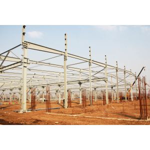 Galvanized Light Construction Steel Structure Prefabricated With Fast Construction