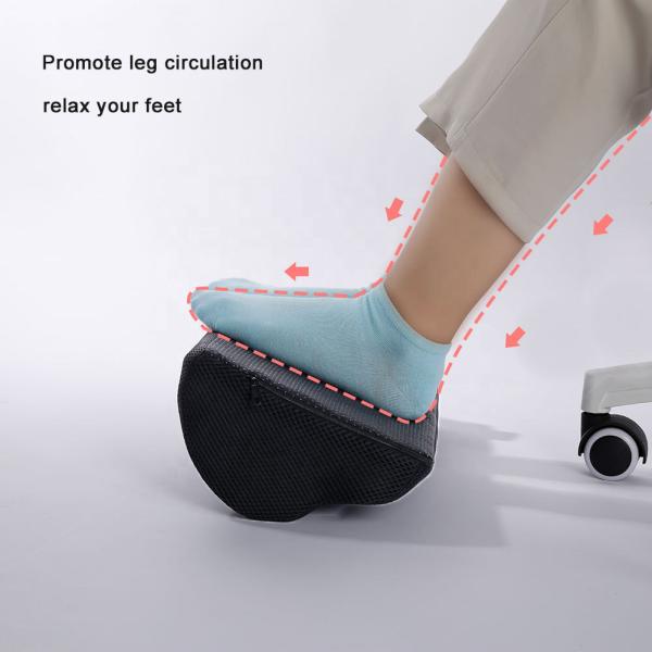 Memory Foam Foot Rest for Office Gaming Chair Adjustable Ergonomic Under Desk Support